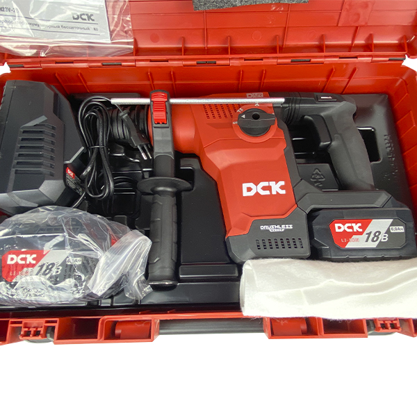 Перфоратор аккумуляторный бесщеточный DCK KRH20V-28, 18В, 3,6Дж, 2*6А/ч - KRH20V-28(TYPE H2K)